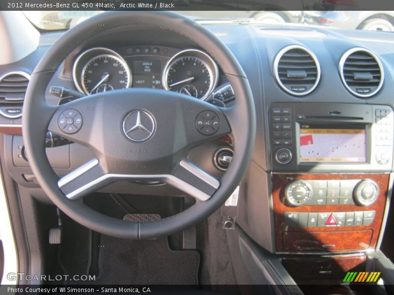 Arctic White / Black 2012 Mercedes-Benz GL 450 4Matic