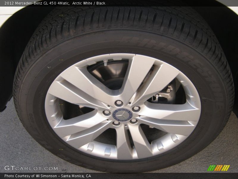 Arctic White / Black 2012 Mercedes-Benz GL 450 4Matic