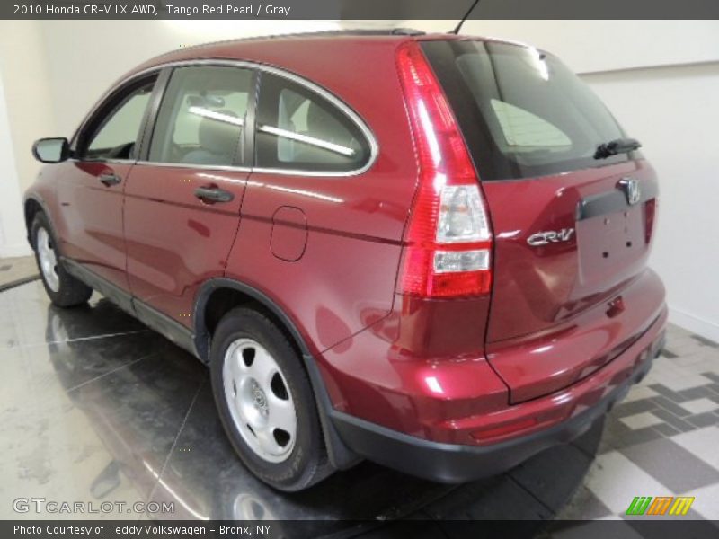 Tango Red Pearl / Gray 2010 Honda CR-V LX AWD