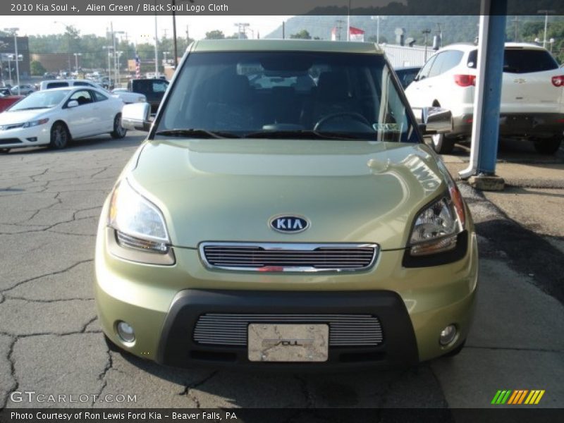 Alien Green / Black Soul Logo Cloth 2010 Kia Soul +