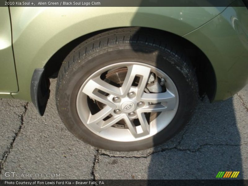 Alien Green / Black Soul Logo Cloth 2010 Kia Soul +