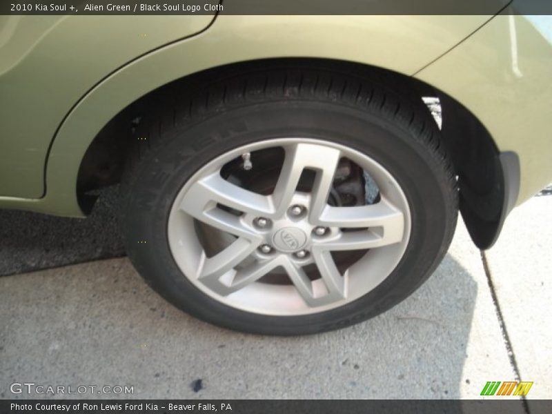 Alien Green / Black Soul Logo Cloth 2010 Kia Soul +