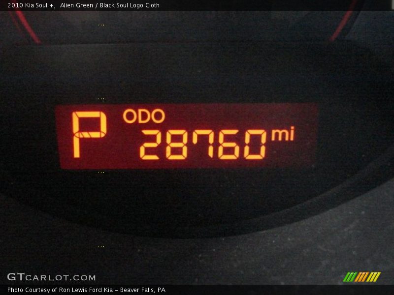 Alien Green / Black Soul Logo Cloth 2010 Kia Soul +