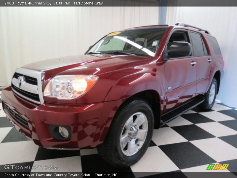 Salsa Red Pearl / Stone Gray 2008 Toyota 4Runner SR5