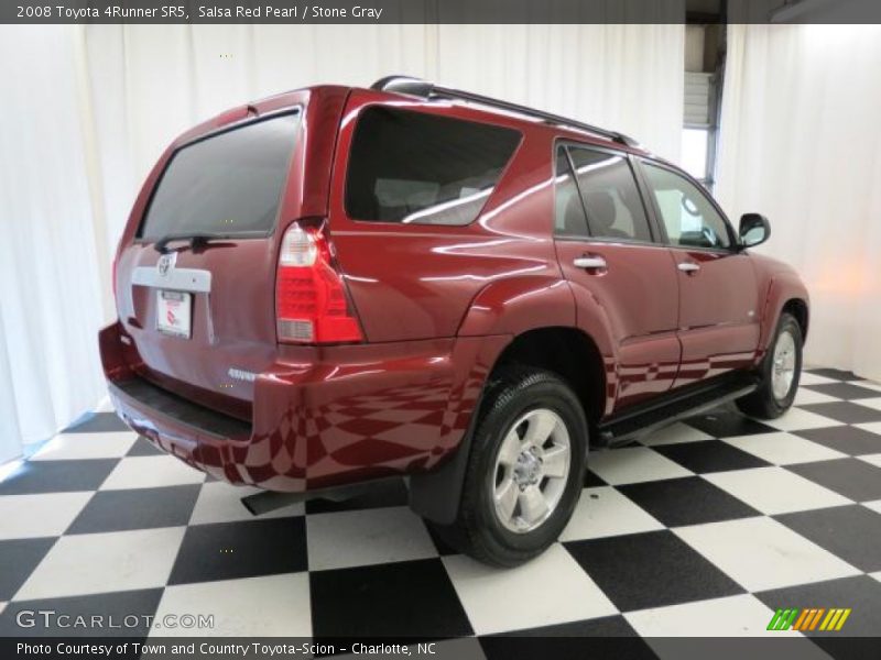 Salsa Red Pearl / Stone Gray 2008 Toyota 4Runner SR5