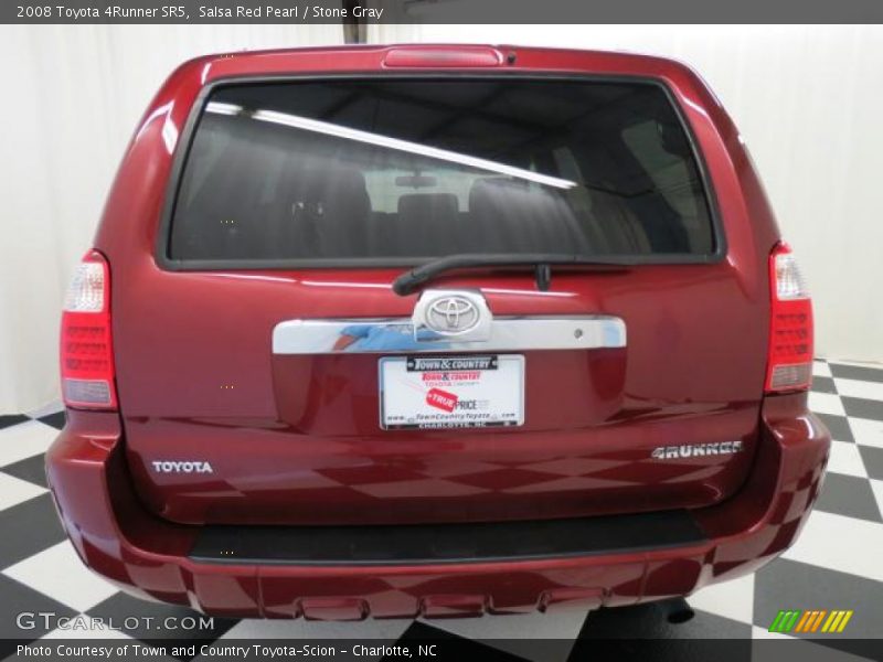 Salsa Red Pearl / Stone Gray 2008 Toyota 4Runner SR5