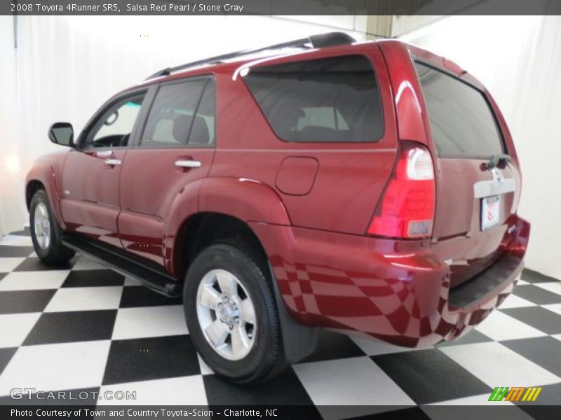 Salsa Red Pearl / Stone Gray 2008 Toyota 4Runner SR5