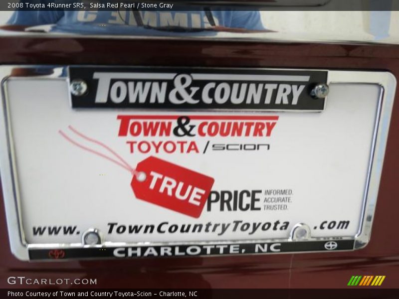 Salsa Red Pearl / Stone Gray 2008 Toyota 4Runner SR5
