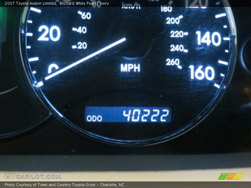 Blizzard White Pearl / Ivory 2007 Toyota Avalon Limited