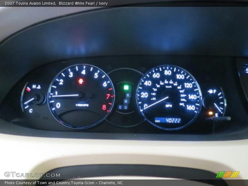 Blizzard White Pearl / Ivory 2007 Toyota Avalon Limited