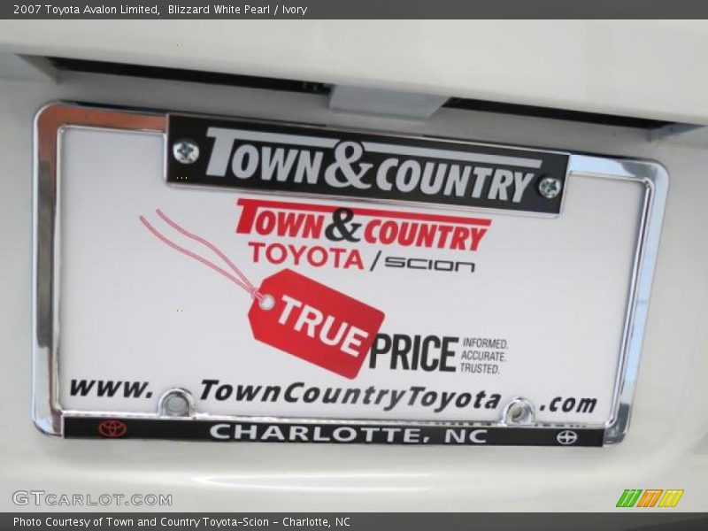 Blizzard White Pearl / Ivory 2007 Toyota Avalon Limited