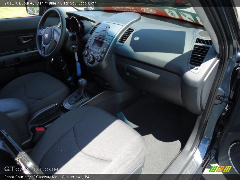 Denim Blue / Black Soul Logo Cloth 2011 Kia Soul +