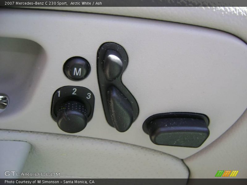 Arctic White / Ash 2007 Mercedes-Benz C 230 Sport
