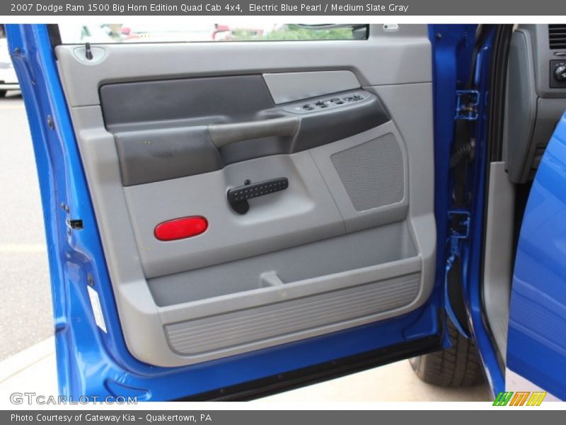 Electric Blue Pearl / Medium Slate Gray 2007 Dodge Ram 1500 Big Horn Edition Quad Cab 4x4