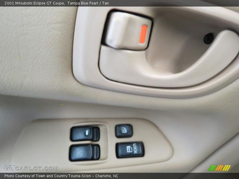 Tampa Blue Pearl / Tan 2001 Mitsubishi Eclipse GT Coupe