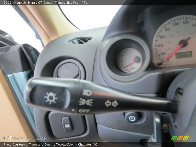 Tampa Blue Pearl / Tan 2001 Mitsubishi Eclipse GT Coupe