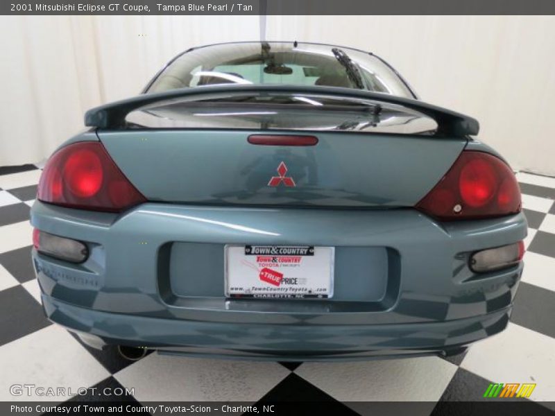 Tampa Blue Pearl / Tan 2001 Mitsubishi Eclipse GT Coupe