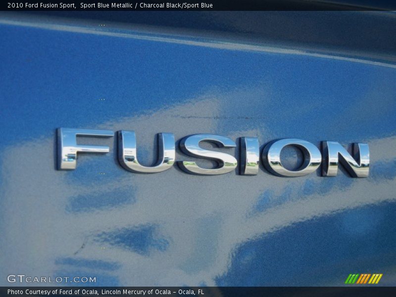 Sport Blue Metallic / Charcoal Black/Sport Blue 2010 Ford Fusion Sport
