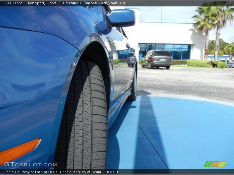 Sport Blue Metallic / Charcoal Black/Sport Blue 2010 Ford Fusion Sport