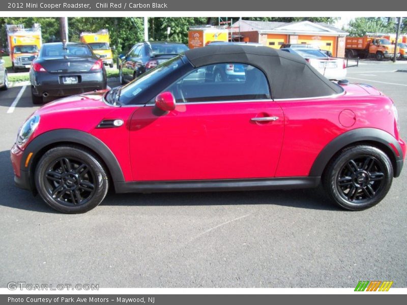 Chili Red / Carbon Black 2012 Mini Cooper Roadster