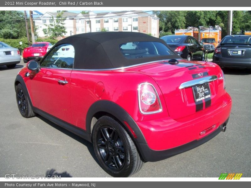 Chili Red / Carbon Black 2012 Mini Cooper Roadster