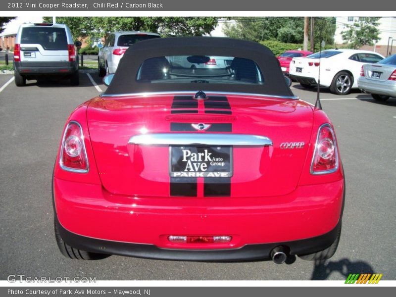 Chili Red / Carbon Black 2012 Mini Cooper Roadster