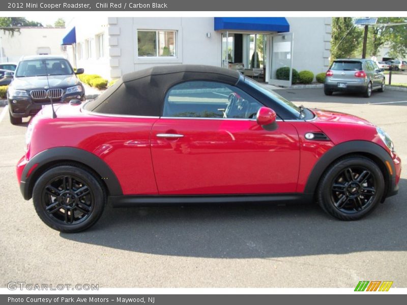 Chili Red / Carbon Black 2012 Mini Cooper Roadster