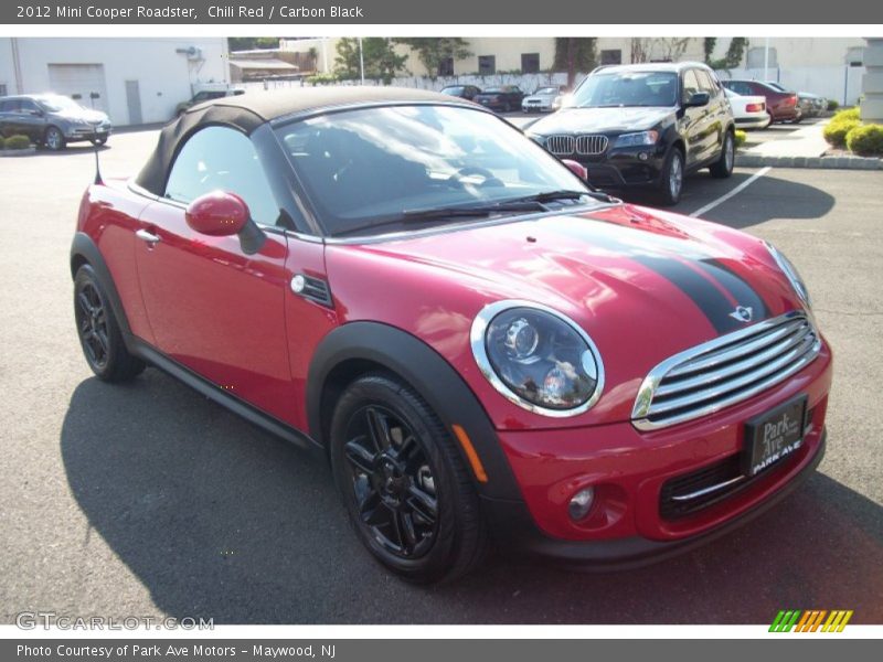 Chili Red / Carbon Black 2012 Mini Cooper Roadster