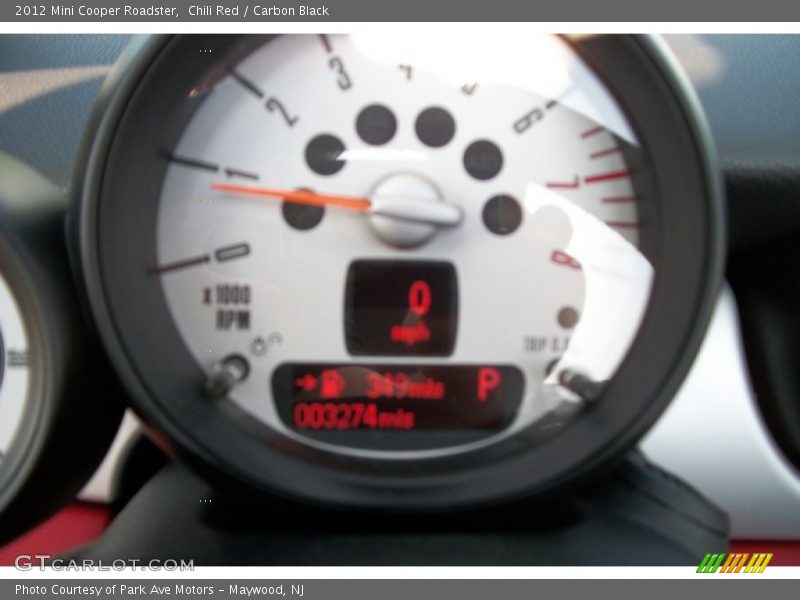 Chili Red / Carbon Black 2012 Mini Cooper Roadster