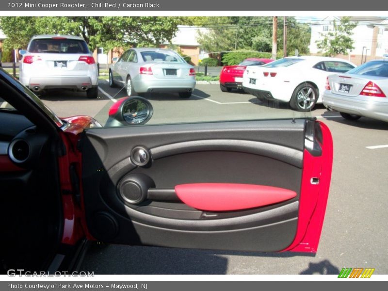 Chili Red / Carbon Black 2012 Mini Cooper Roadster
