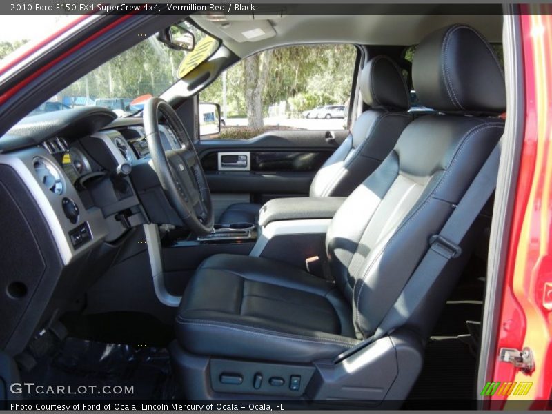Front Seat of 2010 F150 FX4 SuperCrew 4x4