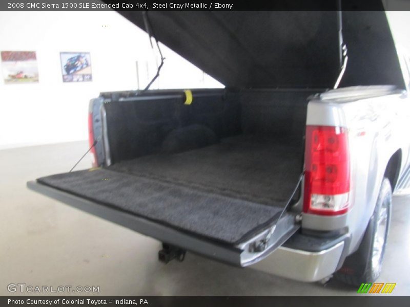 Steel Gray Metallic / Ebony 2008 GMC Sierra 1500 SLE Extended Cab 4x4