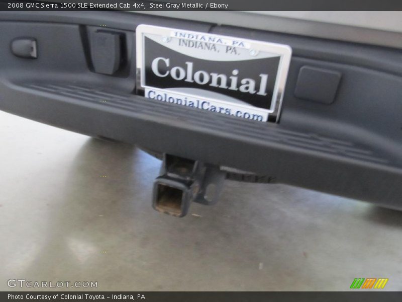 Steel Gray Metallic / Ebony 2008 GMC Sierra 1500 SLE Extended Cab 4x4