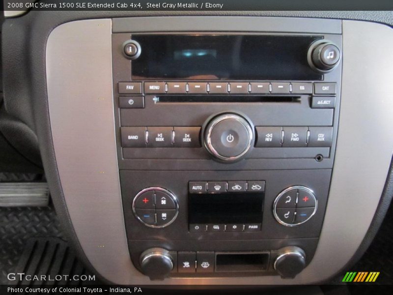 Controls of 2008 Sierra 1500 SLE Extended Cab 4x4