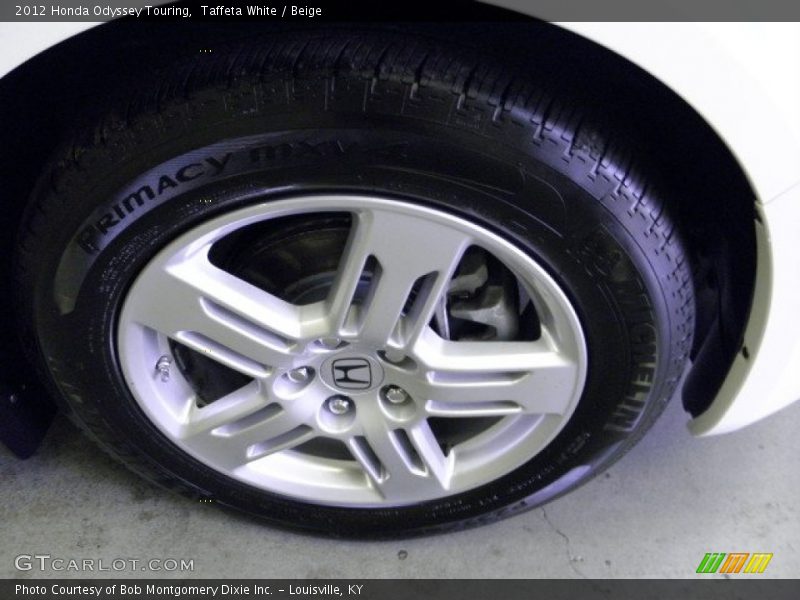 Taffeta White / Beige 2012 Honda Odyssey Touring