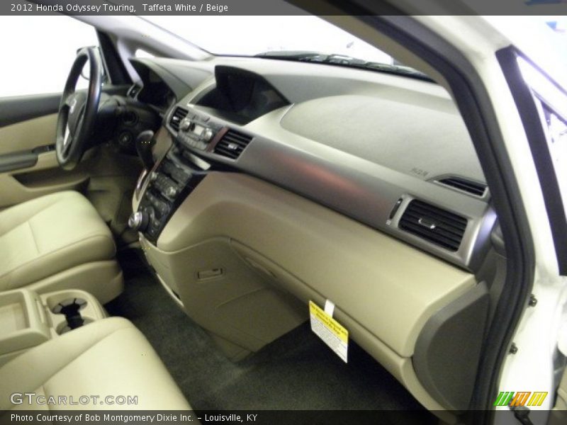 Taffeta White / Beige 2012 Honda Odyssey Touring