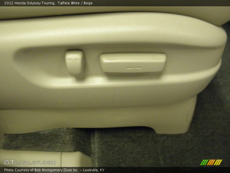 Taffeta White / Beige 2012 Honda Odyssey Touring