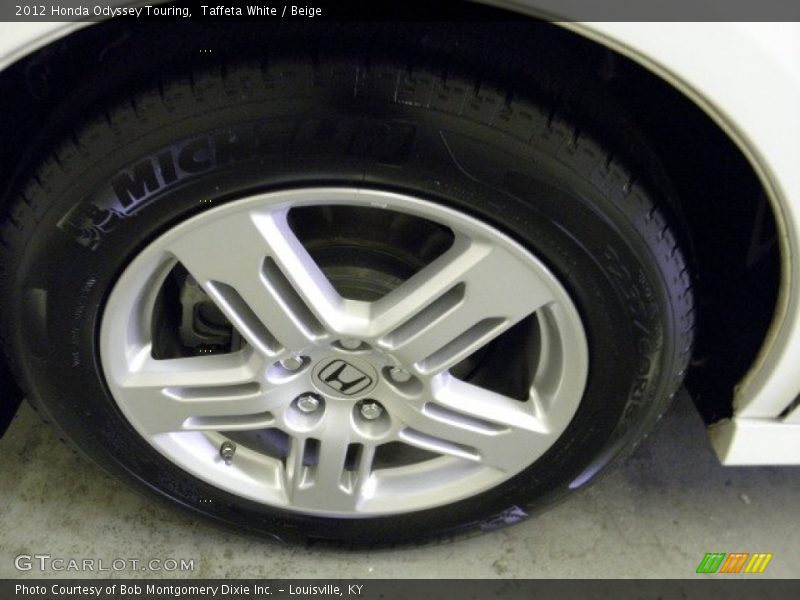 Taffeta White / Beige 2012 Honda Odyssey Touring