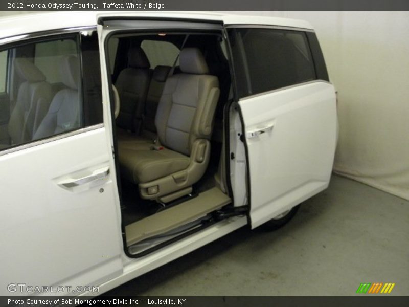 Taffeta White / Beige 2012 Honda Odyssey Touring