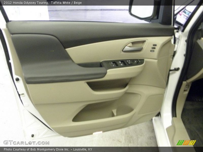Taffeta White / Beige 2012 Honda Odyssey Touring