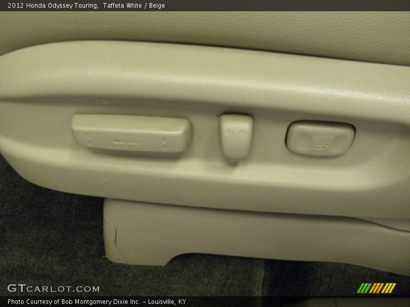 Taffeta White / Beige 2012 Honda Odyssey Touring