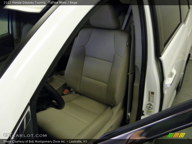 Taffeta White / Beige 2012 Honda Odyssey Touring
