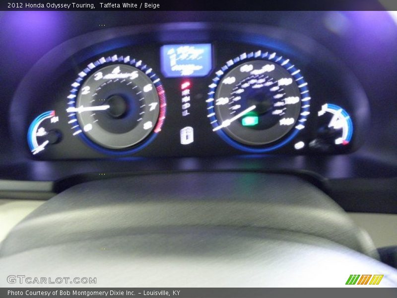Taffeta White / Beige 2012 Honda Odyssey Touring