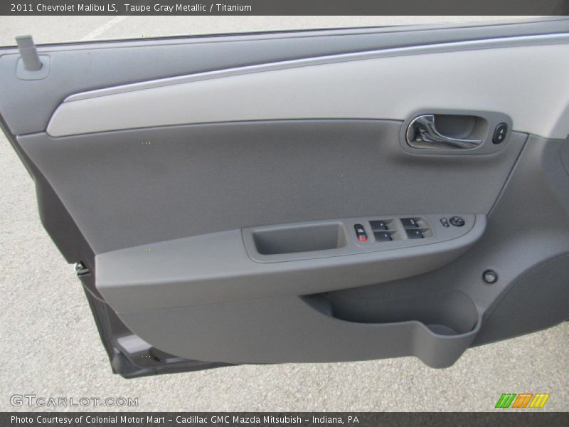 Taupe Gray Metallic / Titanium 2011 Chevrolet Malibu LS