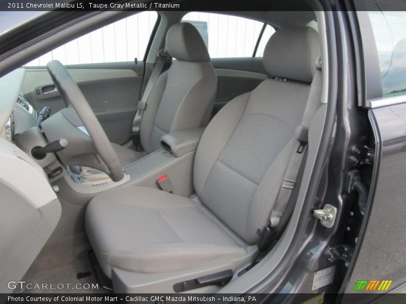 Taupe Gray Metallic / Titanium 2011 Chevrolet Malibu LS