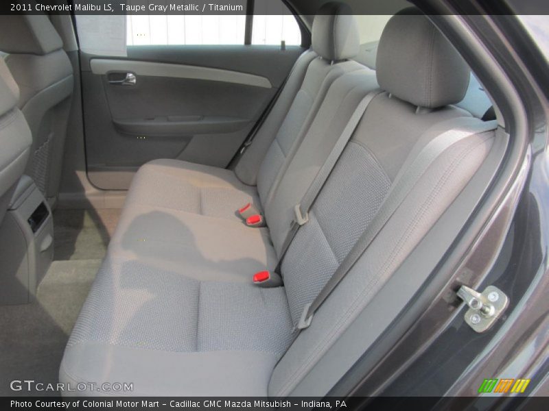 Taupe Gray Metallic / Titanium 2011 Chevrolet Malibu LS