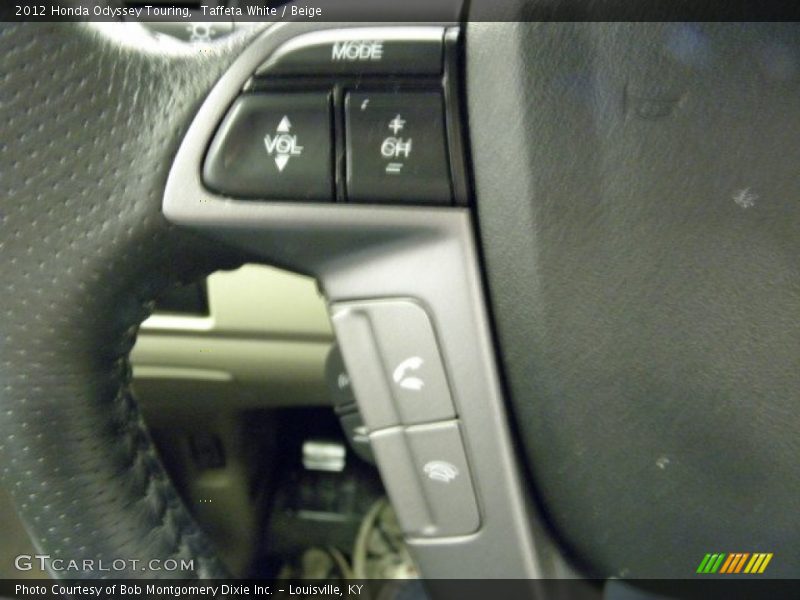 Taffeta White / Beige 2012 Honda Odyssey Touring