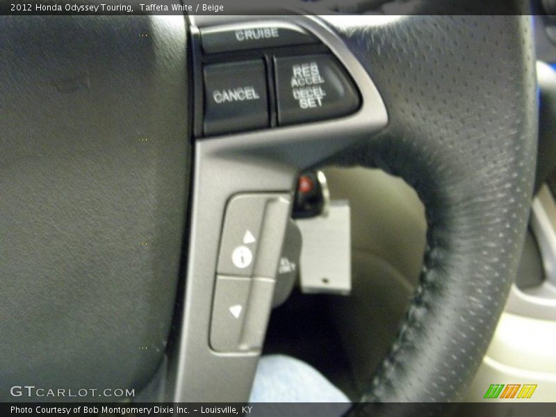 Taffeta White / Beige 2012 Honda Odyssey Touring