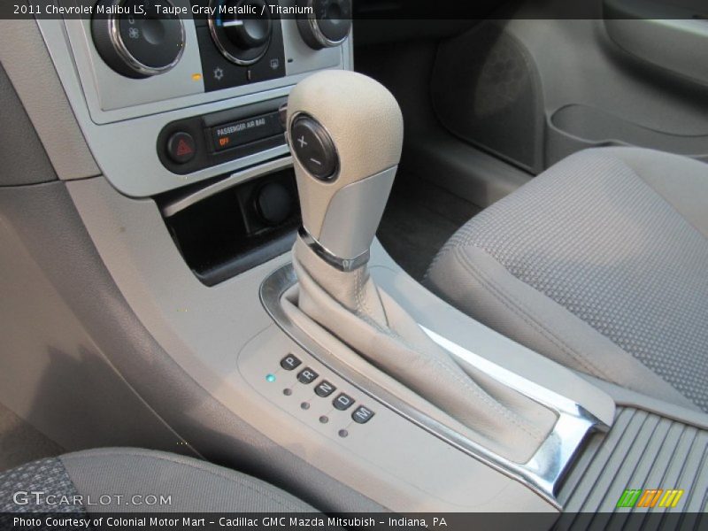 Taupe Gray Metallic / Titanium 2011 Chevrolet Malibu LS