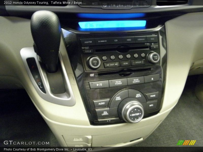 Taffeta White / Beige 2012 Honda Odyssey Touring